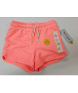 Cat &amp; Jack Girls Pull On Shorts Size SMALL (6/6X) Solid Moxie Bright Pea... - £9.44 GBP