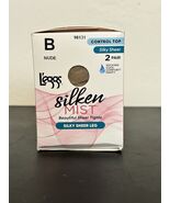 Vtg L&#39;eggs Silken Mist Silky Sheer LEG 2 Pair B Nude color Factory Sealed - €8,49 EUR