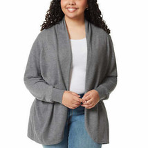Ella Moss Ladies&#39; Cozy Cardigan New Without Tags Size: M, Color: Grey Charcoal - £14.41 GBP