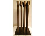 Williams Sonoma CLUSTER TAPER HOLDER Antique Brass SOLD OUT @  WS NEW NO... - $199.00