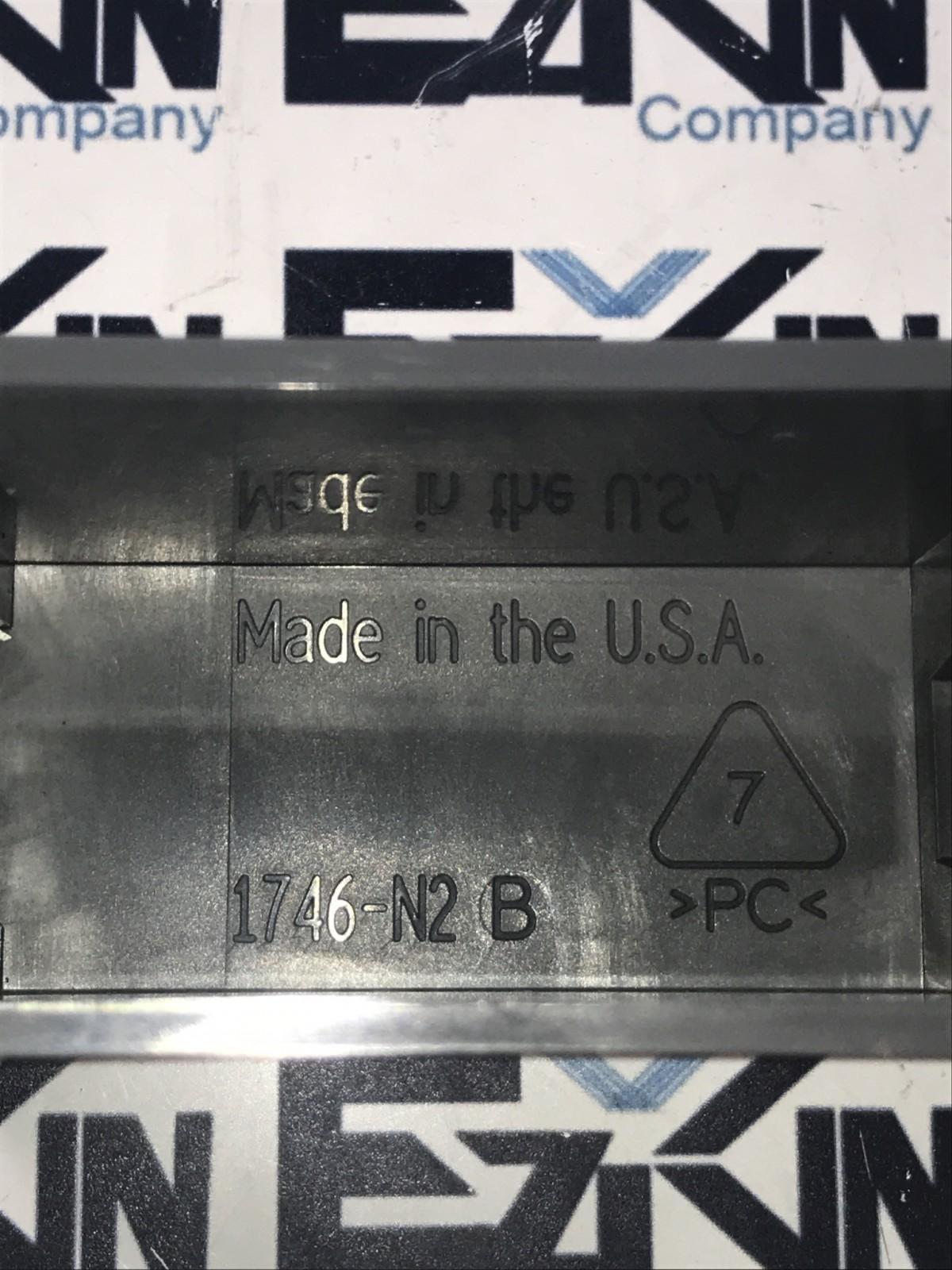 Allen-Bradley 1746-N2B SLC 500 Slot Filler Lot of 2 - $8.45