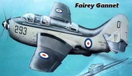 Vintage Warplane Fairey Gannet Magnet #07 - $7.99