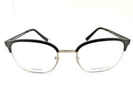 New Ermenegildo Zegna Titanium EZ 5038 02 50mm Clubmaster Men&#39;s Eyeglass... - £133.71 GBP