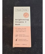 Frank Body ~ Brightening Vitamin C Mask ~ Full Size 1.69 fl oz /50 mL NIB - $4.90