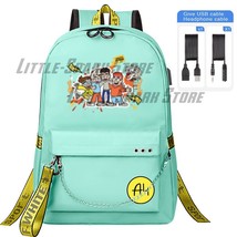 Cartoon a4 lamba pink girl school bags a4 vlad for teenager kids usb laptop backpack thumb200