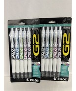 (2) Pilot G2 Gel Pen Fashion White Barrel Fine Assort Color Ink 5ct COMB... - $14.04 CAD