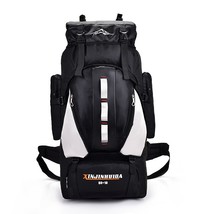 Large 100L Bag Camping Backpack Outdoors Bags Waterproof Nylon Women Men Hiking  - £60.15 GBP