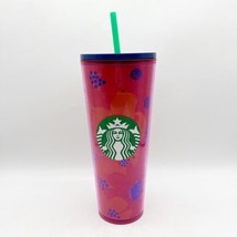 Starbucks Summer 2022 Flower Floral Hibiscus Venti 24oz Tumbler Cold Cup Tumbler - £14.93 GBP