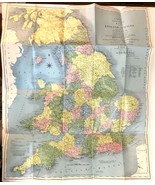 1829 J Cary / Cary&#39;s Six Sheet Map of England and Wales with Part of Sco... - $3,014.42 MXN
