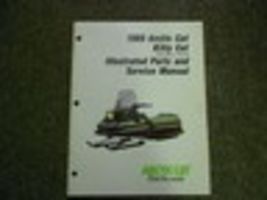 1989 ARCTIC CAT KITTY cat Illustrated Parts &amp; Service Manual OEM 0650-056 - $12.19