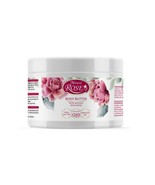 NATURAL BULGARIAN ROSE,APRICOT OIL 100%ORGANIC Rose Water BODY BUTTER Vi... - $10.82