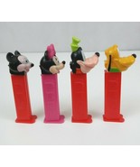 Vintage Lot Of 4 Disney Pez Dispensers Minnie, Mickey, Goofy, &amp; Dog Pluto - £10.04 GBP