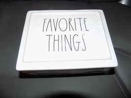 Rae Dunn Artisan Collection Ll “Favorite Things&quot; Jewelry Box New - £25.84 GBP