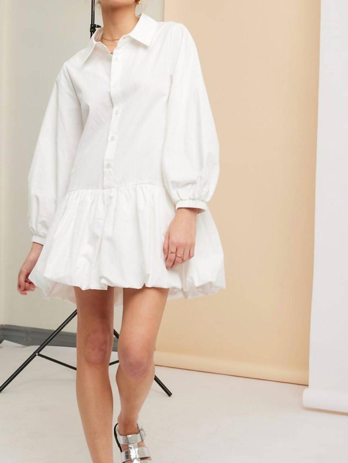Illa Illa Shirt Bubble Hem Dress Size S - $44.55