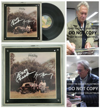Dewey Bunnell Gerry Beckley signed America Holiday album vinyl record COA proof - £272.65 GBP