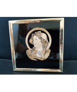 Foil Art Madonna &amp; Child Christmas Decoration Made USA Vintage KAFKA Ind... - $19.24 CAD