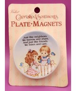 Paula&#39;s Cherished Sentiments Ceramic Plate - Magnet - Friends listen and... - £13.36 GBP