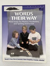 Words Their Way Word Study for Phonics, Vocabulary, and Spelling Instruc... - £11.45 GBP