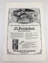 Quaker Oats Pettijohns Whole Wheat Cereal Vtg 1926 Print Ad Art - £7.72 GBP