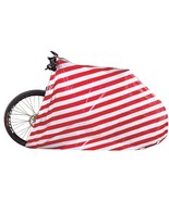 Holiday Time Giant Red Striped Gift Bike Bag Big Large Sack Christmas Pl... - £10.21 GBP