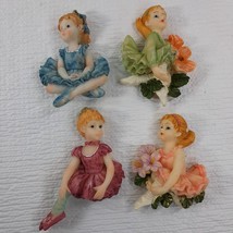 Vintage Presitge refrigerator Magnet set 4 Ballerina girls fridge dimens... - $37.00