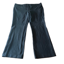 Ann Taylor Women&#39;s Atlantic Black Cropped Casual Pants Plus Size 14 - £11.18 GBP