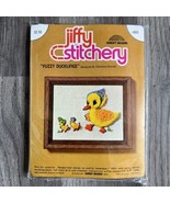 1974 Vintage Jiffy Stitchery Fuzzy Ducklings Kit #653 Sealed Crewel Embr... - $15.58