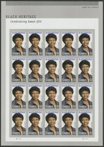 Gwen Ifill Black Heritage Sheet of 20  -  Postage Stamps Scott 5432 - £18.56 GBP