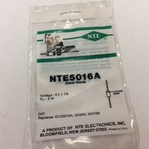 (15) NTE5016A Zener Diode, 1/2 Watt - Lot of 15 - £31.44 GBP