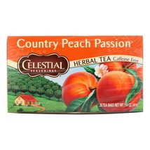 Celestial Seasonings Herbal Tea Caffeine Free Country Peach Passion - 20 Tea Bag - £28.67 GBP