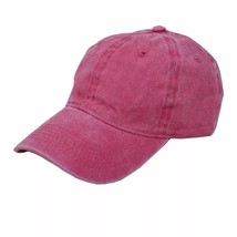 Baseball Cap Pigment Dyed Washed Cotton Polo Plain Caps Adjustable Dad H... - $17.90