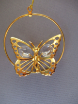 Swarovski crystal Charming Temptations ornament butterfly full flight Au... - $21.51