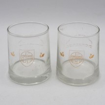 Lot of 2 Chequers Scotch Whisky Tumblers Glasses Scottish Toast - $14.84