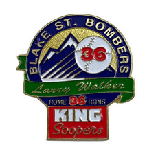 Larry Walker Colorado Rockies 1996 Blake St. Bombers Coors Field Lapel Pin - £4.68 GBP