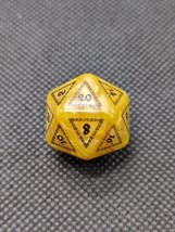 Talislanta Epic Tabletop RPG D20 Dice Gold Black - $645.15 MXN