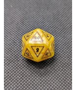 Talislanta Epic Tabletop RPG D20 Dice Gold Black - $48.54 CAD