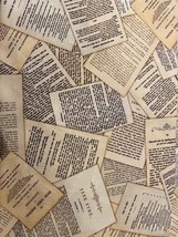 classic books pages VTG library Print 100% Cotton Fat Quarter 18&quot;x22&quot; NEW Mask - £5.39 GBP