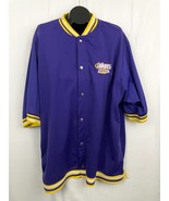 Los Angeles Lakers Basketball Snap Jersey 3XXL Sports Purple Yellow READ  - £16.98 GBP