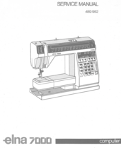 Elna 7000 SERVICE MANUAL for sewing machine Hard Copy - $15.99