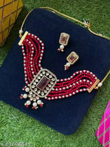 Kundan High Quality Jewelry  Necklace Chain Bridal Party Fashion Jewerly... - £26.50 GBP