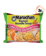 12x Bags Maruchan Instant Lime Chili Shrimp Flavor Ramen Noodle Soup | 3oz - €16,39 EUR