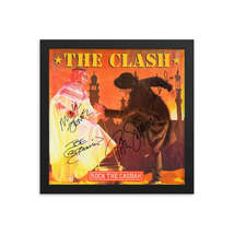 The Clash Rock The Casbah signed 12 Inch Single album Reprint - $85.00