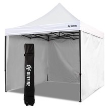 Canopy 10X10 Pop Up Commercial Canopy Tent With 3 Side Walls Instant ... - £261.90 GBP