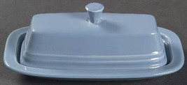 New Fiesta-Cobalt Periwinkle Blue Butter Dish With Cover by Homer Laughlin - £43.07 GBP