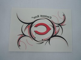 2008 Topps Opening Day Cincinnati Reds Logo Tattoo Baseball Card - €2,58 EUR