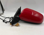 2002-2008 Audi A4 Driver Side View Power Door Mirror Red OEM P04B07003 - $50.39