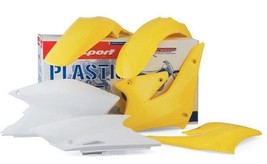 Polisport Plastics KIT Yellow/White for 2002-2022 Suzuki RM 85 - $149.99