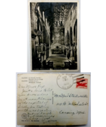 US Airmail Cover Cappella Palatina Sicily Postcard 1950 Postmarked USS R... - £27.42 GBP
