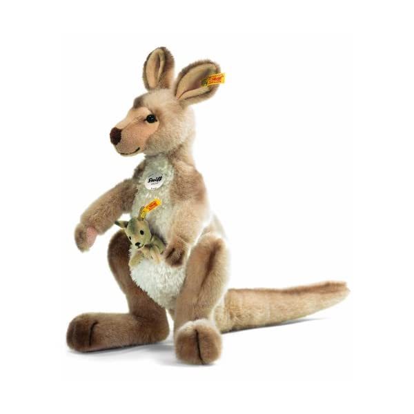 Steiff Kango Kangaroo With Baby (Beige)  - $337.00