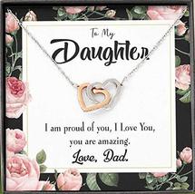 Express Your Love Gifts Amazing Daughter to Dad Daughter Keepsake Card Inseparab - £42.79 GBP